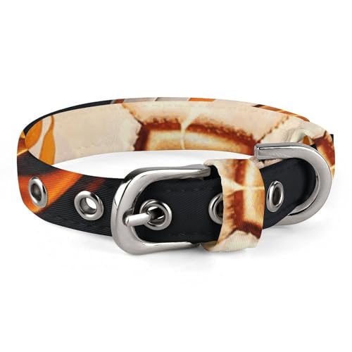 Verstellbares Hundehalsband mit Fußball-Flammen für kleine, mittelgroße Hunde und Katzen Verstellbares Hundehalsband mit Fußball-Flammen für kleine, mittelgroße Hunde und Katzen von BVNMT
