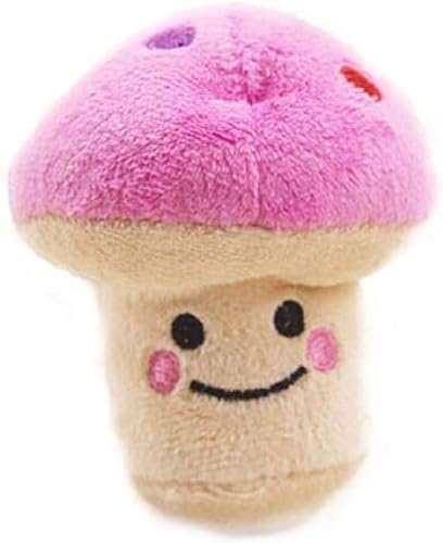 BWESOO Rosa Haustier Kleines Spielzeug Hund Kauspielzeug Welpe Pilz Form Plüsch Quietschend Kostengünstig Schöne Automatische Ballwerfer Hunde BWESOO Rosa Haustier Kleines Spielzeug Hund Kauspielzeug Welpe Pilz Form Plüsch Quietschend Kostengünstig Schöne Automatische Ballwerfer Hunde von BWESOO