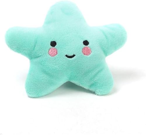 Blue Star Hundespielzeug aus Plüsch, für kleine und mittelgroße Hunde, quietschend, Seestern-Spielzeug Blue Star Hundespielzeug aus Plüsch, für kleine und mittelgroße Hunde, quietschend, Seestern-Spielzeug von BWESOO