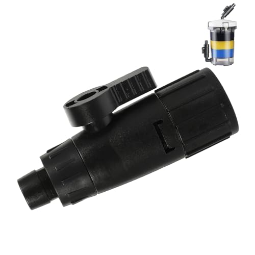 BWLEANSY Aquarium Schlauch Ventil Schlauchverbinder,Aquarium Wasser Durchfluss Regelventil Schnellverschlussgriff Rohranschluss Adapter Für Fischtanks(16mm) von BWLEANSY