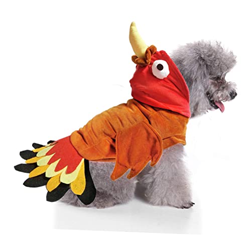 BWOGUE Truthahn Hundekostüm Thanksgiving Bekleidung Haustier Kostüm für Hunde und Katzen von BWOGUE