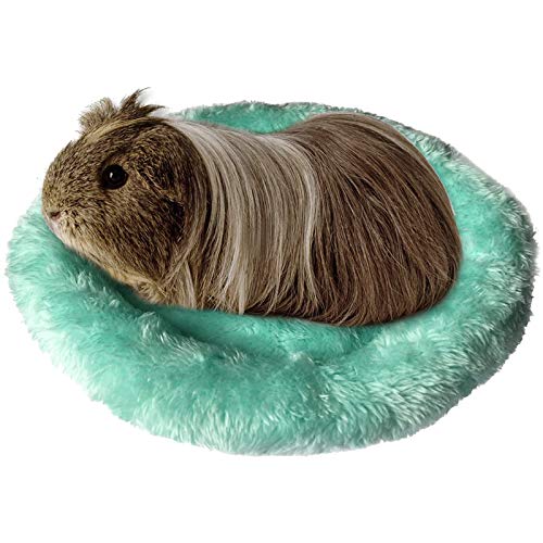 Bwogue Hamster Bett, Rund Samt Warm Sleep Matte Pad für Hamster/Igel/Eichhörnchen/Mäuse/Ratten und Andere Kleine Tiere, L, Himmelblau von BWOGUE