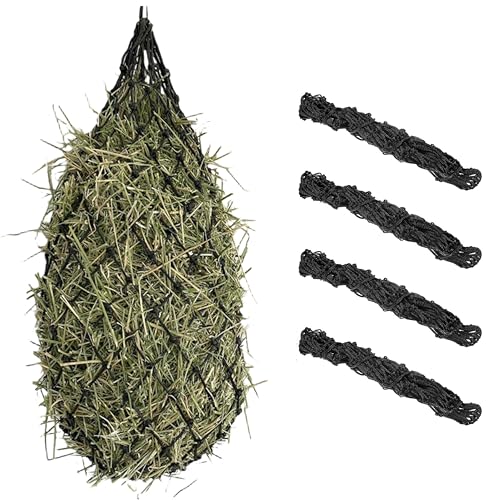 BWVV Heubeutel für Ziegen, Kühe, Esel, Heusäcke aus strapazierfähigem Nylonseil, 106,7 cm lang und 5,1 x 5,1 cm Löcher, regulieren die Aufnahme von Heu und verbessern somit die Verdauung und BWVV Heubeutel für Ziegen, Kühe, Esel, Heusäcke aus strapazierfähigem Nylonseil, 106,7 cm lang und 5,1 x 5,1 cm Löcher, regulieren die Aufnahme von Heu und verbessern somit die Verdauung und von BWVV