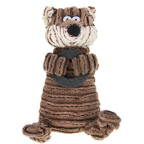BXT Plüschspielzeug Tiere Sound Spielzeug Toy klein Hund Maus Bär AFFE Plüschtier mit Streifen als Geschenk Braun ca. 22cm* 9cm BXT Plüschspielzeug Tiere Sound Spielzeug Toy klein Hund Maus Bär AFFE Plüschtier mit Streifen als Geschenk Braun ca. 22cm* 9cm von BXT