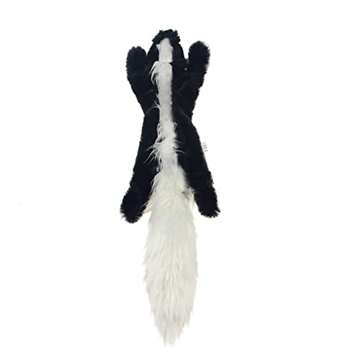 BYNYXI Hundespielzeug Quietschspielzeug, 45cm Plüsch Skunk Squeaky Toy Gefüllte Plüschtiere Tierspielzeug Interaktives Spielzeug Kauen Sound Fun Hundespielzeug für Welpen Kleine Mittlere Große Hunde von BYNYXI