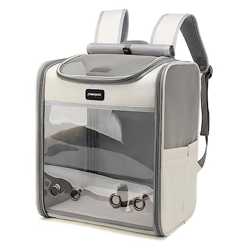 Haustier Rucksack Katze Rucksack mit Netzfenster Tragbar Transportrucksack Hunde Transporttasche für Haustiere Reisen Atmungsaktive Oxford Kapsel Rucksack für große Katzen Kleine Hunde-35cmx40cmx27cm Haustier Rucksack Katze Rucksack mit Netzfenster Tragbar Transportrucksack Hunde Transporttasche für Haustiere Reisen Atmungsaktive Oxford Kapsel Rucksack für große Katzen Kleine Hunde-35cmx40cmx27cm von BYNYXI