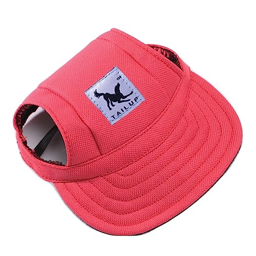 Hunde Mütze Cap, Baseballmütze Hund Kleine Haustier Verstellbarer Hundecap mit Ohrlöchern Basecap Outdoor Welpen Hundemütze Sommer Hüte Baseballkappe Sport Kappe Haustier Hunde Sonnenhut von BYNYXI