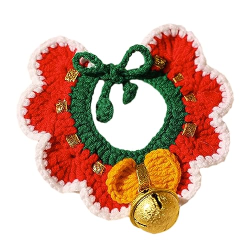 1pc Weihnachten Thema Haustier Halsband, Schnellverschluss mit Glocke und Charm, Bowknot Verstellbares Umhängeband für Haustier Schöne Süße Halsdekoration 15-30 cm G 1pc Weihnachten Thema Haustier Halsband, Schnellverschluss mit Glocke und Charm, Bowknot Verstellbares Umhängeband für Haustier Schöne Süße Halsdekoration 15-30 cm G von BYYLECL