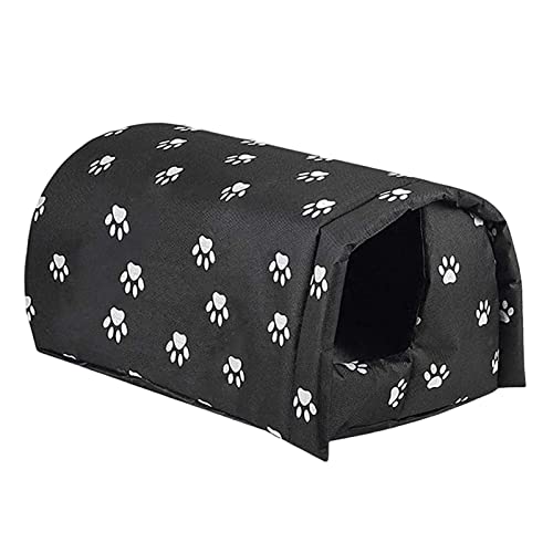 BYYLECL Katzenhaus für den Außenbereich, wasserdicht, Haustierhaus für den Außenbereich, Katzenhütten für draußen, Katzenbetten für Innenkatzen, winddichtes Katzen-Hundebett BYYLECL Katzenhaus für den Außenbereich, wasserdicht, Haustierhaus für den Außenbereich, Katzenhütten für draußen, Katzenbetten für Innenkatzen, winddichtes Katzen-Hundebett von BYYLECL