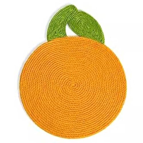 BYYLECL Obstform Katzenkratzer mit Saugnäpfen, Wandmontierter Katzenkratzer, Sisal Katzenkratzpads, Katzenkratzmatte für Wand Couch, Sweet Orange BYYLECL Obstform Katzenkratzer mit Saugnäpfen, Wandmontierter Katzenkratzer, Sisal Katzenkratzpads, Katzenkratzmatte für Wand Couch, Sweet Orange von BYYLECL