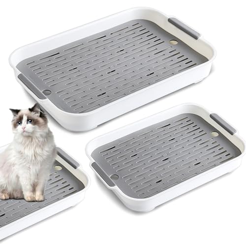 Kaninchen Katzentoilette, 2 Stück Kaninchen Toilette, Katzentoilette, Kleintiertoilette, Quadratisch Katzentoilette Käfigtoilette, Kaninchenkäfig Töpfchentrainer, Haustier Töpfchen Für Kleintier Kaninchen Katzentoilette, 2 Stück Kaninchen Toilette, Katzentoilette, Kleintiertoilette, Quadratisch Katzentoilette Käfigtoilette, Kaninchenkäfig Töpfchentrainer, Haustier Töpfchen Für Kleintier von BYZESTY