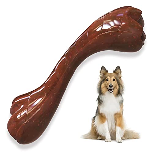 Hundespielzeug für aggressive Kauer, unzerstörbares langlebiges Hunde-Kauspielzeug, ungiftiges, mehr kleine, mittelgroße und große Rassen von BZONZOON