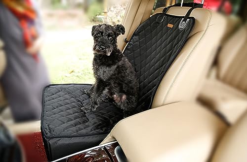 Auto-Haustier-Matratze, Autositz, schmutzabweisend, Haustiermatte, zusammenklappbar, Aufbewahrung, wasserdicht, Hundesitzkissen / 872 (Color : Black) von BZVCRTYKL