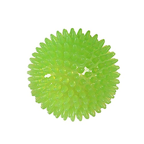 BZVCRTYKL Langlebiges Kauspielzeug for Hunde, Beißring, interaktives, quietschendes Training, Spielzeug for Haustiere, DT036, Ring, Blau/84 (Color : Green, Size : 3.5") von BZVCRTYKL