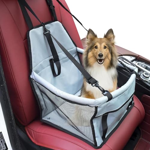 Hund for Auto-Rücksitz, atmungsaktiver Auto-Sitzerhöhung for Hunde, bequeme Haustier-Autotransporter for kleine Hunde und Haustier-Sitzerhöhung fürs Auto, Hunde-Auto-Sitzerhöhung und Hunde-Autositz in von BZVCRTYKL