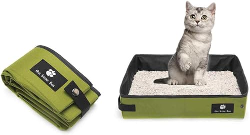 Tragbare Katzentoilette, Faltbare Katzentoilette for unterwegs, wasserdichte Haustiertoilette, einfach zu tragen, zu verwenden und zu reinigen, Katzentoilette for kleine und mittelgroße Katzen /289 ( Tragbare Katzentoilette, Faltbare Katzentoilette for unterwegs, wasserdichte Haustiertoilette, einfach zu tragen, zu verwenden und zu reinigen, Katzentoilette for kleine und mittelgroße Katzen /289 ( von BZVCRTYKL
