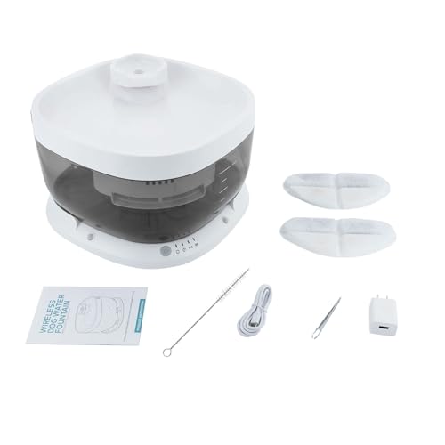 7L-Tierwasserspender „Weiß“ mit USB-Adapter Automatische Trinkbrunnen für Hunde/Katzen | Leise Pumpe, Anti-Tropf-Design & Europäischer Sicherheitsstandard von BZYFJB