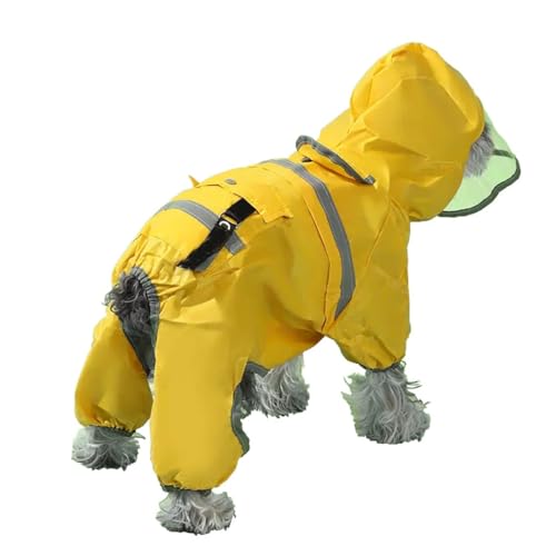 BaMfy Dog Raincoat Die wasserdichte Kleidung des Welpenumhang-Regenmantels ist leicht und für kleine und mittelgroße Hunde geeignet (Color : A2, Size : S) von BaMfy