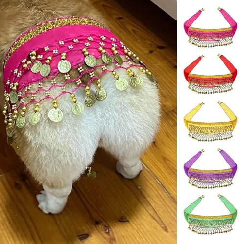 Bauchtanz-Rock für Hunde, lustiges Hunde-Bauchtänzer-Kostüm, schüttelndes Hüft-Outfit mit Pailletten-Po, Kleidung, Schal, Bauchtänzerin, Rock für Hunde, Haustiere, Cosplay-Partys Bauchtanz-Rock für Hunde, lustiges Hunde-Bauchtänzer-Kostüm, schüttelndes Hüft-Outfit mit Pailletten-Po, Kleidung, Schal, Bauchtänzerin, Rock für Hunde, Haustiere, Cosplay-Partys von BaYuYPOO