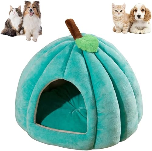Kürbis-Katzenbett, Katzenbetten für Indoor-Katzen, niedliche Kürbisform, Katzenhöhlenbett, Katzenzelt mit abnehmbarem Kissen, warmes Höhlennest, Schlafbett, Welpenhaus für Katzen, kleine Hunde, Kürbis-Katzenbett, Katzenbetten für Indoor-Katzen, niedliche Kürbisform, Katzenhöhlenbett, Katzenzelt mit abnehmbarem Kissen, warmes Höhlennest, Schlafbett, Welpenhaus für Katzen, kleine Hunde, von BaYuYPOO
