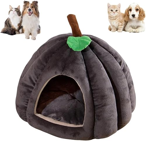 Kürbis-Katzenbett, Katzenbetten für Indoor-Katzen, niedliche Kürbisform, Katzenhöhlenbett, Katzenzelt mit abnehmbarem Kissen, warmes Höhlennest, Schlafbett, Welpenhaus für Katzen, kleine Hunde, Kürbis-Katzenbett, Katzenbetten für Indoor-Katzen, niedliche Kürbisform, Katzenhöhlenbett, Katzenzelt mit abnehmbarem Kissen, warmes Höhlennest, Schlafbett, Welpenhaus für Katzen, kleine Hunde, von BaYuYPOO