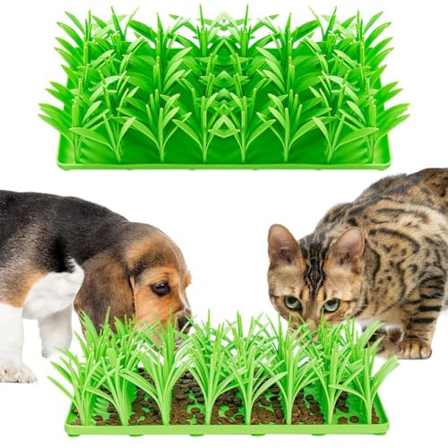 Lick Lawn für Katzen, Lick Lawn Anreicherung Matte, Silikon Grasmatte für Katzen, LickLawn für Katze, Langsame Fütterung Schnüffelmatte für Katze und Hunde, für Futtersuche und Stressabbau Lick Lawn für Katzen, Lick Lawn Anreicherung Matte, Silikon Grasmatte für Katzen, LickLawn für Katze, Langsame Fütterung Schnüffelmatte für Katze und Hunde, für Futtersuche und Stressabbau von BaYuYPOO