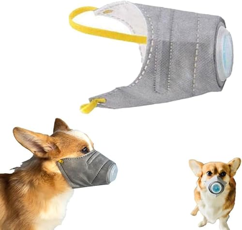 Verstellbare Hunde-Gasmaske, wiederverwendbare Hundemaulkörbe, atmungsaktive Hunde-Luftfiltermaske, Hunde-Atemschutzmaske, Hundemaulkorb, um Beißen und Essen zu verhindern, für große Hunde und kleine Verstellbare Hunde-Gasmaske, wiederverwendbare Hundemaulkörbe, atmungsaktive Hunde-Luftfiltermaske, Hunde-Atemschutzmaske, Hundemaulkorb, um Beißen und Essen zu verhindern, für große Hunde und kleine von BaYuYPOO