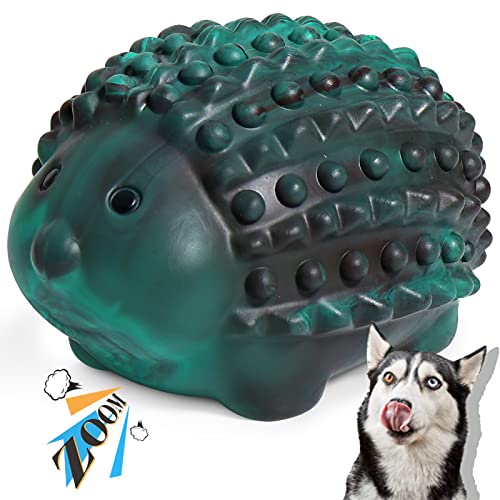 Babezdog Hundespielzeug Unzerstörbares Quietschspielzeug Ultra Haltbares Hunde Spielzeug für Aggressive Kauspielzeuge für Mittelgroße Große Hunde, Grün von Babezdog