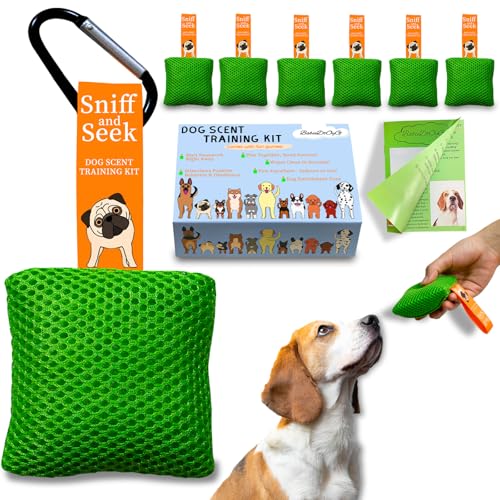 Hundeduft-Trainingsset, Gehirnspiele für Hunde, Versteckspiel, Hundespielzeug – lustige Nasenarbeit für Hunde, Schnüffelspielzeug für Hunde, Schnüffelspielzeug, Nasenarbeitsset, Duftarbeitsset für von BabieDtOyG