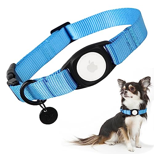 Babole Pet AirTag Hundehalsband für große Welpen, Nylon, integriertes GPS-Halsband mit robuster Schnappschnalle, Hunde-Tracker für Apple iPhone, kleine, mittelgroße Jungen, Mädchen und Hündinnen, Babole Pet AirTag Hundehalsband für große Welpen, Nylon, integriertes GPS-Halsband mit robuster Schnappschnalle, Hunde-Tracker für Apple iPhone, kleine, mittelgroße Jungen, Mädchen und Hündinnen, von Babole Pet