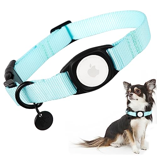 Babole Pet AirTag Hundehalsband für große Welpen, Nylon, integriertes GPS-Halsband mit robuster Schnappschnalle, Hunde-Tracker für Apple iPhone, kleine, mittelgroße Jungen und Mädchen und Hündinnen, Babole Pet AirTag Hundehalsband für große Welpen, Nylon, integriertes GPS-Halsband mit robuster Schnappschnalle, Hunde-Tracker für Apple iPhone, kleine, mittelgroße Jungen und Mädchen und Hündinnen, von Babole Pet