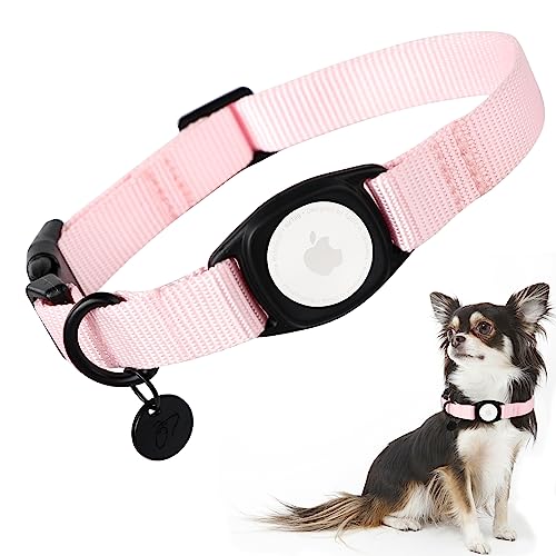 Babole Pet AirTag Hundehalsband für mittelgroße Welpen, Nylon, integriertes GPS-Halsband mit robuster Schnappschnalle, Hunde-Tracker für Apple iPhone, kleine, große Jungen, Mädchen und Hündinnen, Babole Pet AirTag Hundehalsband für mittelgroße Welpen, Nylon, integriertes GPS-Halsband mit robuster Schnappschnalle, Hunde-Tracker für Apple iPhone, kleine, große Jungen, Mädchen und Hündinnen, von Babole Pet