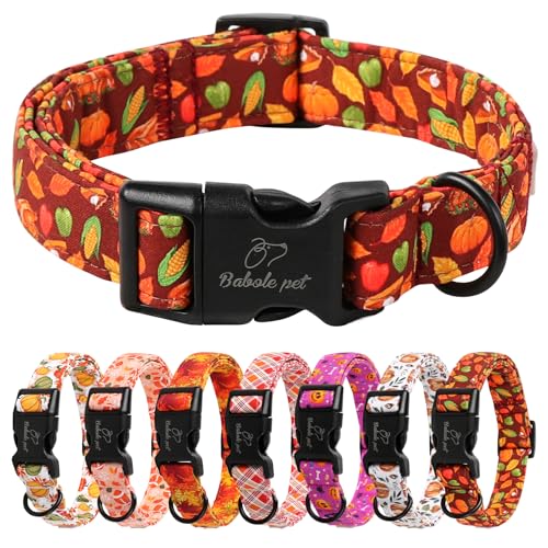 Babole Pet Hundehalsband, Thansgiving verstellbar, leicht, Baumwolle, für kleine, mittelgroße und große Jungen, Mädchen, Hunde, ausgefallenes Abendessen, XL Babole Pet Hundehalsband, Thansgiving verstellbar, leicht, Baumwolle, für kleine, mittelgroße und große Jungen, Mädchen, Hunde, ausgefallenes Abendessen, XL von Babole Pet