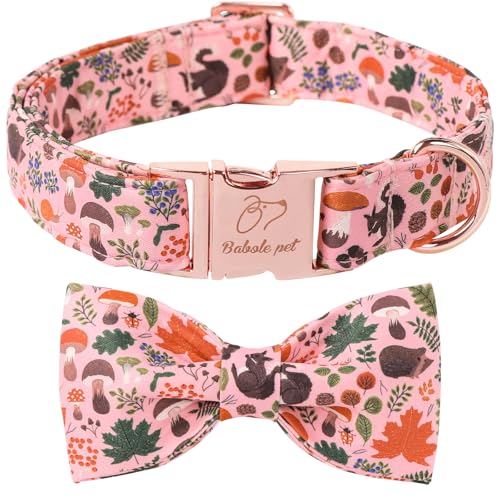 Babole Pet Hundehalsband mit Fliege, Halloween, Erntedankfest, Weihnachten, ausgefallenes Hundehalsband für Jungen und Mädchen, mit Sicherheits-Metallschnalle, verstellbar für kleine, mittelgroße und Babole Pet Hundehalsband mit Fliege, Halloween, Erntedankfest, Weihnachten, ausgefallenes Hundehalsband für Jungen und Mädchen, mit Sicherheits-Metallschnalle, verstellbar für kleine, mittelgroße und von Babole Pet