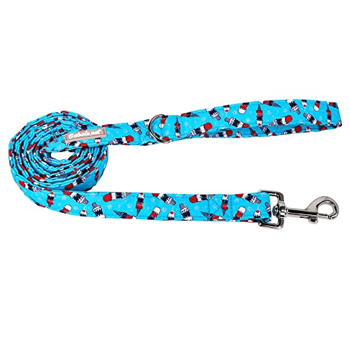 Babole Pet Hundeleine, langlebig, handgefertigt, blau, eiscremefarben, Stern, Hundeleinen mit weichem Griff, manuelle Hundeleinen, passende Eierhalsbänder für kleine, S, Länge 135 cm von Babole Pet