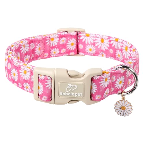 Babole Pet Verstellbares Gänseblümchen-Hundehalsband, niedliches Hundehalsband für Frühling und Sommer, für Welpen und kleine Hunde, leicht, Schnellverschluss-Schnalle, Halsband für Jungen und Mädchen Babole Pet Verstellbares Gänseblümchen-Hundehalsband, niedliches Hundehalsband für Frühling und Sommer, für Welpen und kleine Hunde, leicht, Schnellverschluss-Schnalle, Halsband für Jungen und Mädchen von Babole Pet