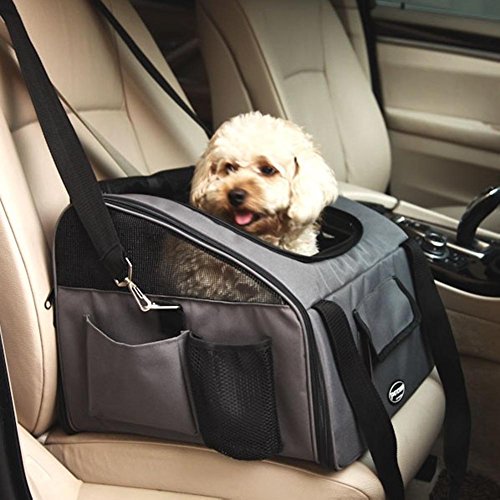 Autositz für Haustiere, faltbar, Transportbox für Hund/Katze von BabycarePro