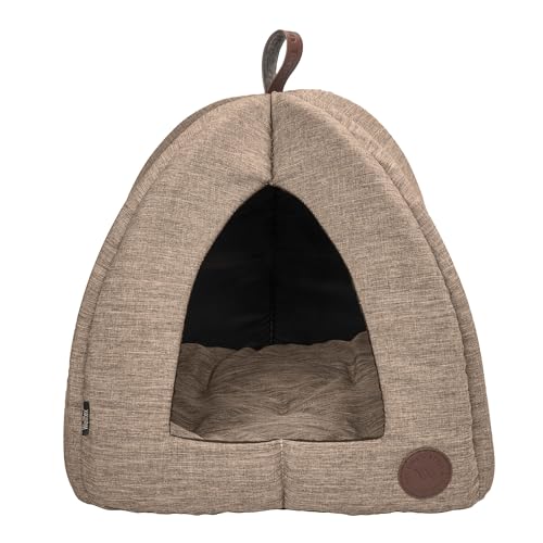Back on Track Pet Iglu für Hunde und Katzen (Braun) von Back on Track