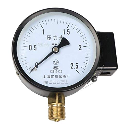 Backbayia Druckmanometer Öldruckmessgerät Wassertemperaturanzeige/Hydraulikdruckmessgerät von Backbayia