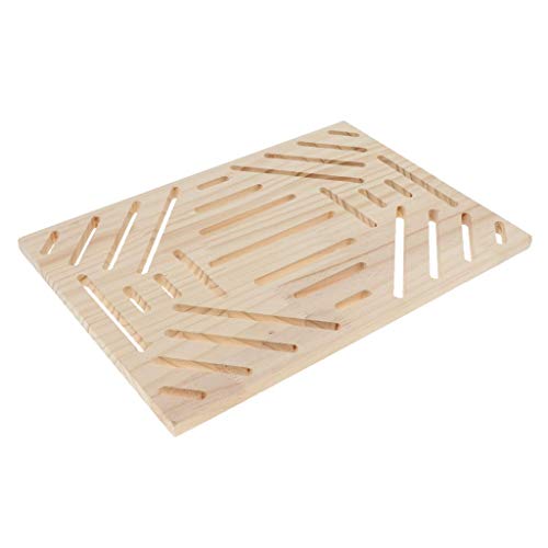 Backbayia Kauspielzeug für Pet Pad Mat Toy Teppich Holz Badezimmer Halterung Halterung Hamster von Backbayia