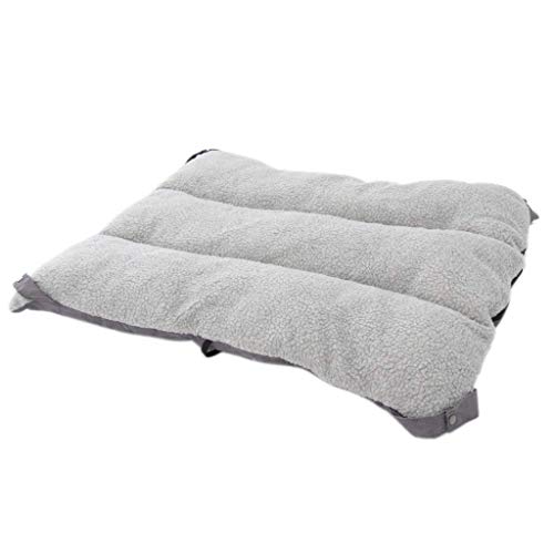 Backbayia Schlafmatte, 75 x 60 x 10 cm, aus Baumwolle, tragbar, faltbar, für Hunde und Katzen, weich, für Innen- und Außenbereich von Backbayia