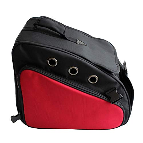Backbayia Schultertasche, Transporttasche, Sitzerhöhung, für Hunde und Katzen, Rot von Backbayia