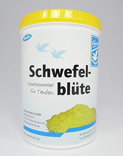 Backs Schwefelblüte 600 g für Tauben und Pferde von Backs