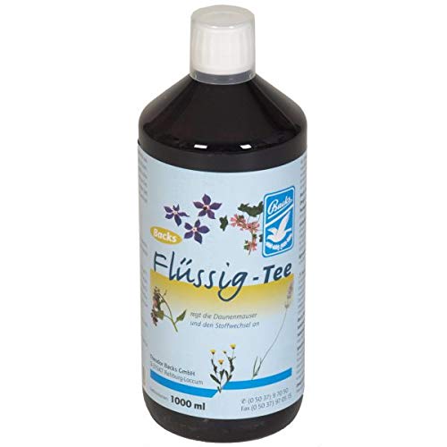 Backs Taubentee flüssig - Kräutergemisch bestehend aus 20 verschiedenen Kräutern, Blättern, Wurzeln und Blüten (1000ml) von Backs