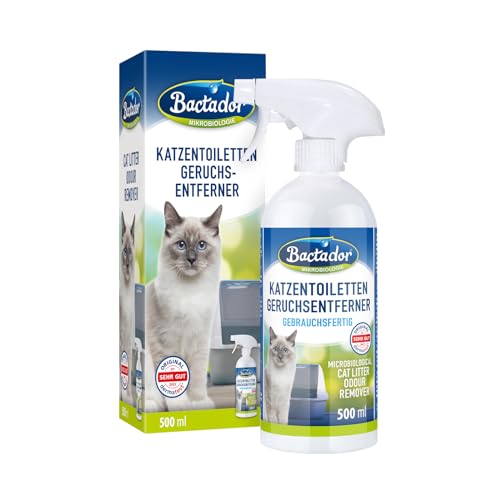Bactador Enzymreiniger Katzenurin - Katzentoiletten Geruchsentferner Spray 500ml - Mikrobiologischer Geruchsneutralisierer - Hund/ Katzenurin Geruchsentferner: Porentiefe Reinigung in der Tierumgebung Bactador Enzymreiniger Katzenurin - Katzentoiletten Geruchsentferner Spray 500ml - Mikrobiologischer Geruchsneutralisierer - Hund/ Katzenurin Geruchsentferner: Porentiefe Reinigung in der Tierumgebung von Bactador