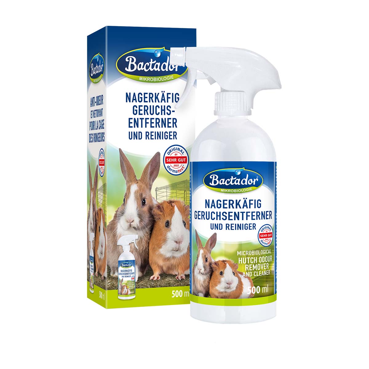 Bactador Nagerkäfig Geruchsentferner und Reiniger 500ml Bactador Nagerkäfig Geruchsentferner und Reiniger 500ml von Bactador