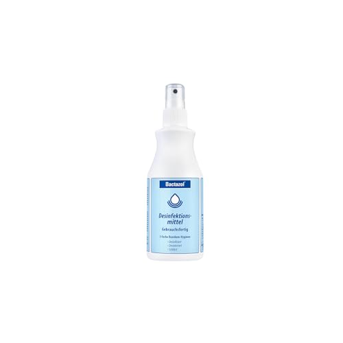 Bactazol Desinfektionsmittel 250ml - Schutz vor Viren, Bakterien & Pilzen - Enthält Isopropanol (2-Propanol) - Rundum-Hygiene für Mensch, Haushalt & Tierumgebung - Zur Handdesinfektion geeignet von Bactazol