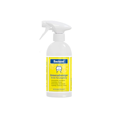 Bactazol Universalreiniger 500ml Mit frischem Zitrusduft für Hunde, Katzen, Kleintiere & Vögel von Bactazol