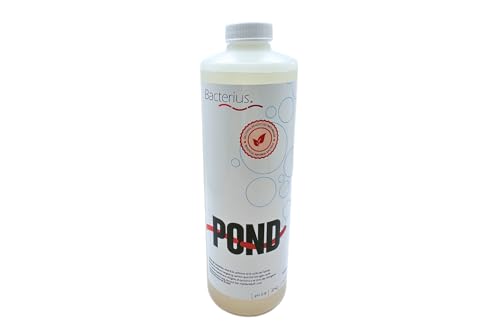 Bacterius Pond – Bakterielle Behandlung zur Klärung von Zierteichen | reduziert schlechte Gerüche, Vase, gleicht problematische Teiche aus und ohne Gefahr für Koi (500 ml) von Bacterius