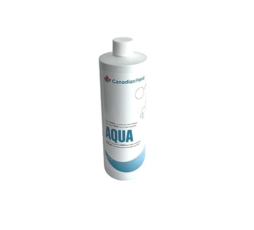 CanadianPond Aqua konzentrierte blaue Teichfarbe für Wassergärten und Teiche, blockiert UV-Strahlen, die Ihren Teich erwärmen, färbt Wasser hellblau/türkis, verlangsamt das Wasserwachstum, 0,5 l CanadianPond Aqua konzentrierte blaue Teichfarbe für Wassergärten und Teiche, blockiert UV-Strahlen, die Ihren Teich erwärmen, färbt Wasser hellblau/türkis, verlangsamt das Wasserwachstum, 0,5 l von Bacterius